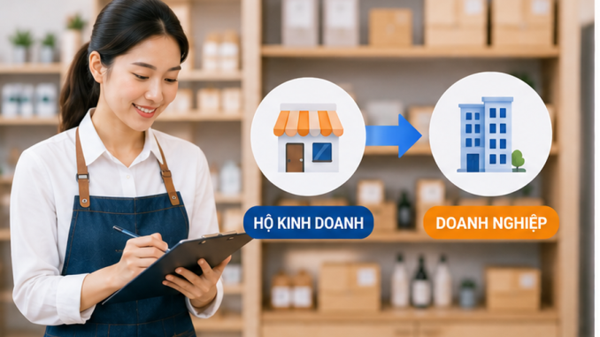 Thủ tục chuyển từ hộ kinh doanh thành doanh nghiệp