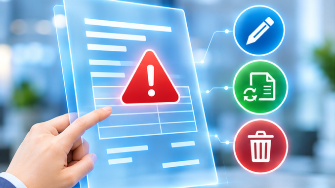 Hướng dẫn xử lý sai sót trên hóa đơn điện tử